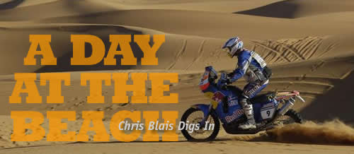 chris blais storms the dunes for red bull/ktm